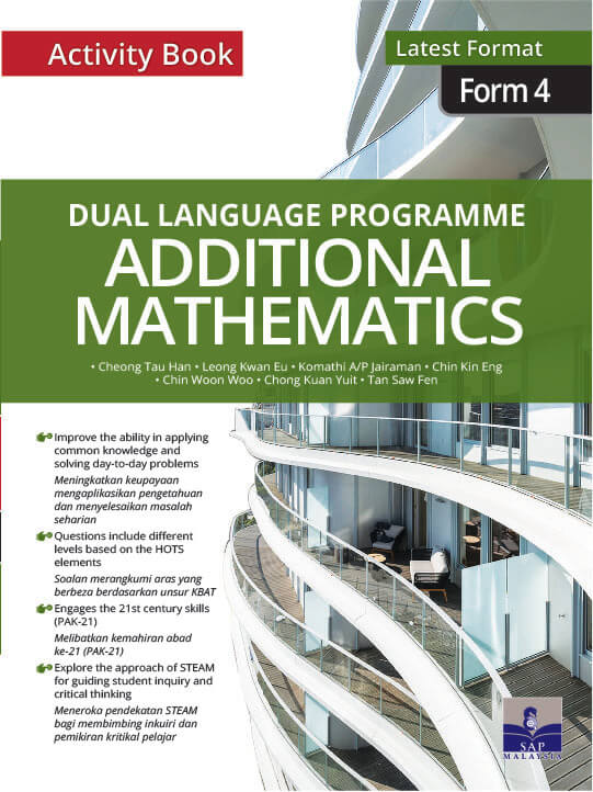 Additional mathematics form 5 kssm textbook answer